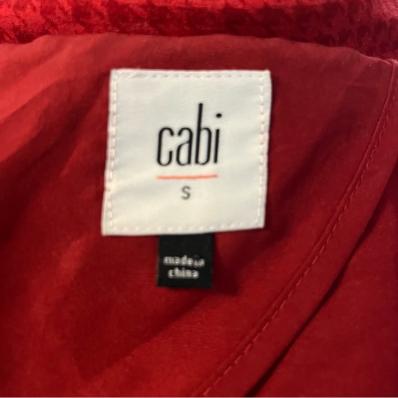 Cabi Houndstooth Red Jacket - Picture 8 of 8